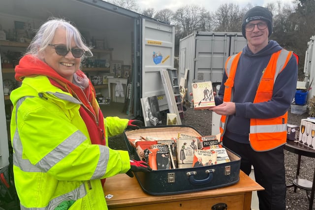 ‘I say Jeeves, what do we have here?’ - rare books saved from dump