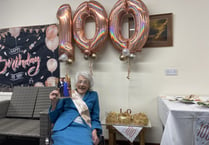 Community celebrates Molly Macey's 100th birthday