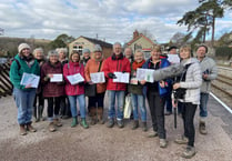 TV's Clare Balding 'rambles' into Parkend for Canopy's Creative Walk