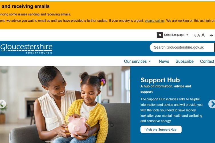 Council web issue