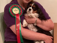 Joy for Jen and Autumn with first place at Crufts