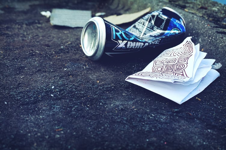 Litter stock image