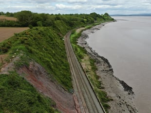 Railway disruption after another suspected landslip at Lydney