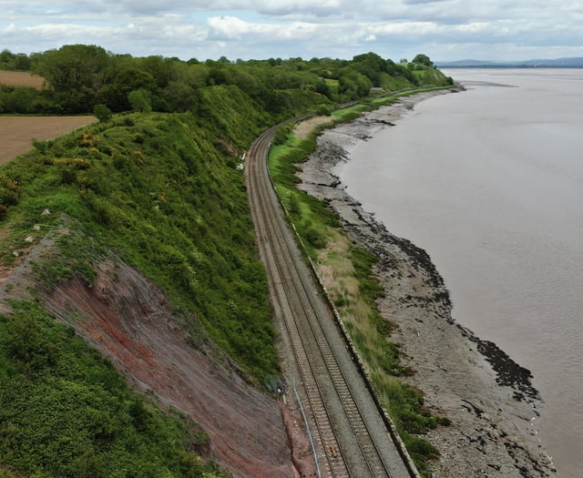 Railway disruption after another suspected landslip at Lydney