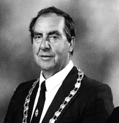 Former Lydney Mayor Derek Biddle