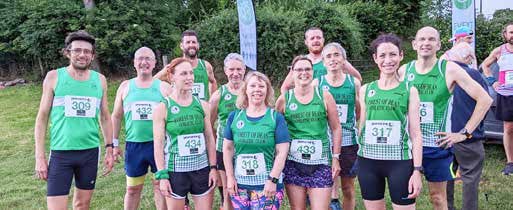 Hereford Cross Country runners: Julian Boon, Daren Smith, Amy Freeman, Scott Berry, Alan Robertson, Linda Ingledow, Mel Ruck, Rhys Asbridge, Owen McLoughlin, Sarah Bucknall and Dan Sandford