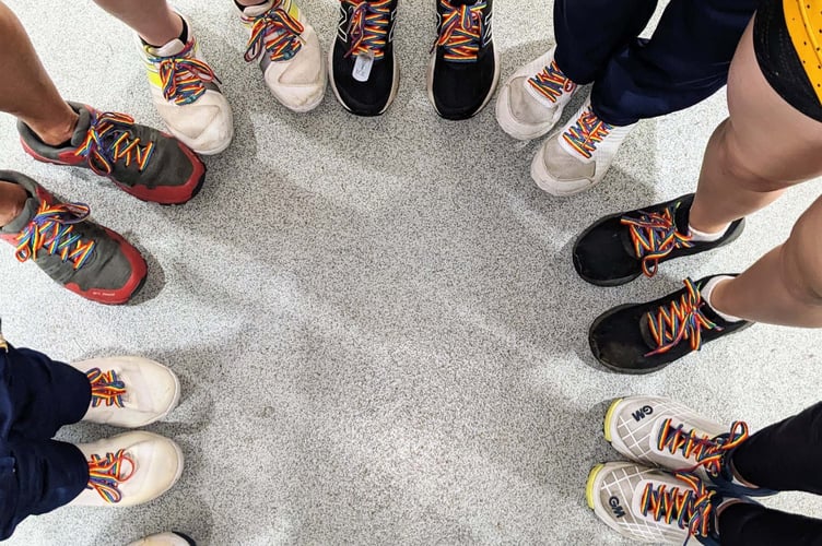Monmouth cricketers rainbow laces brighten up outlook