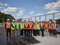 Hartpury University ‘tops out’ new levelling up funded hub