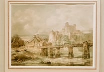 Turner watercolour of Chepstow Castle unveiled at town museum 