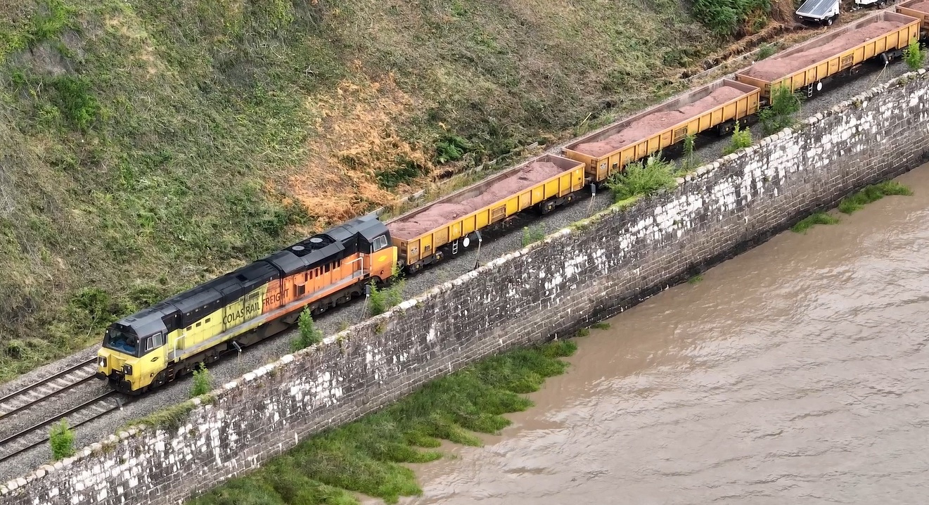 More work to protect railway from landslips