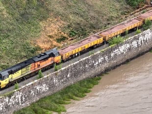 More work to protect railway from landslips