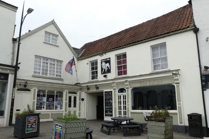 The White Lion pub in Chepstow 