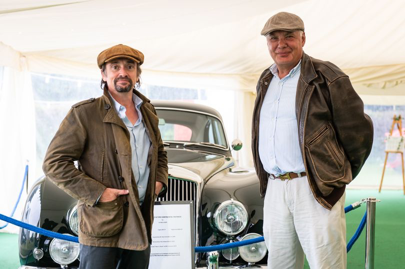Dean Kronsbein, right, with Richard Hammond