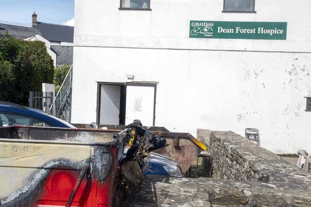 Fire near charity shop put re-opening in doubt