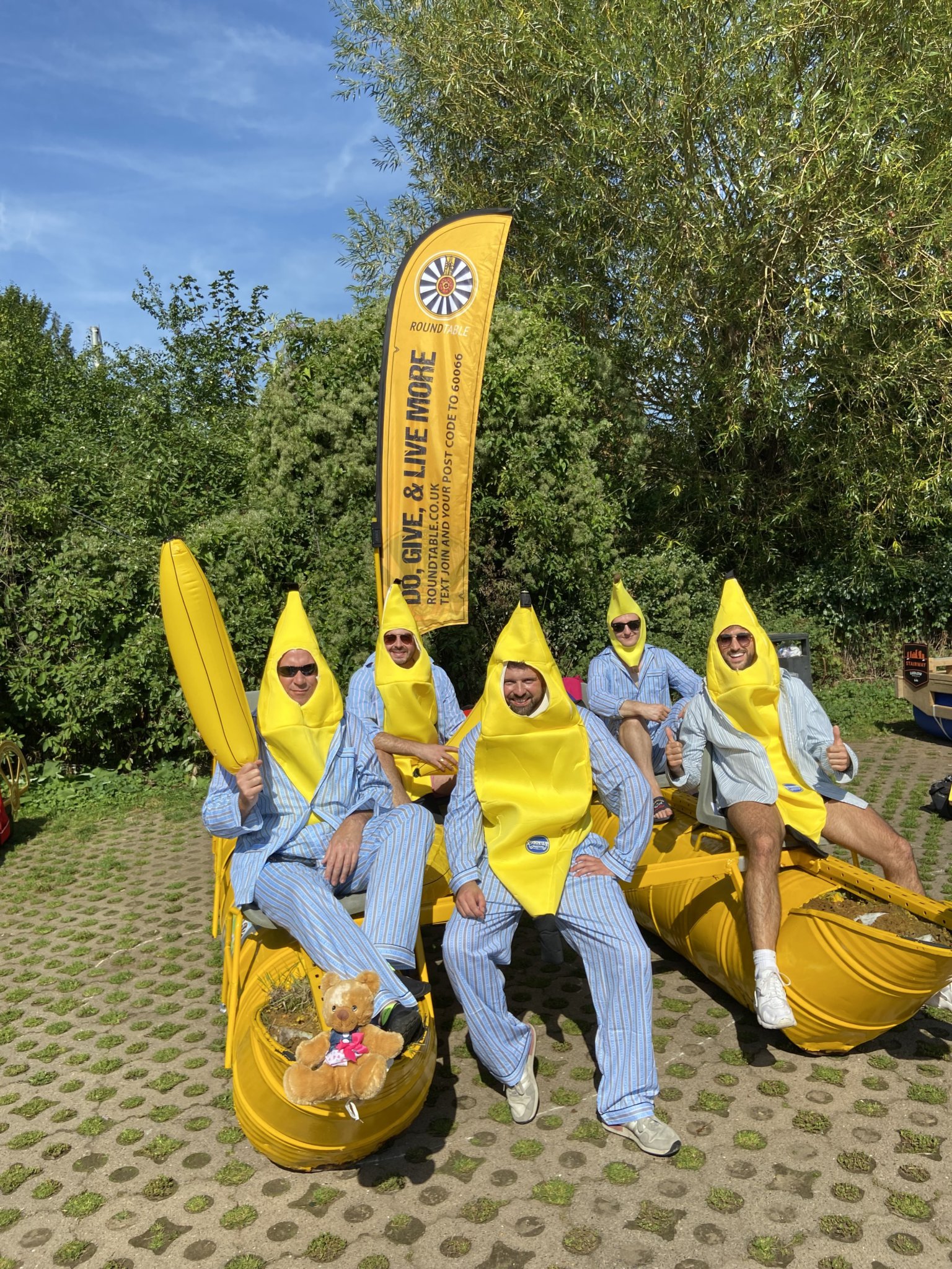 Totally Bananas in the Monmouth Raft Race