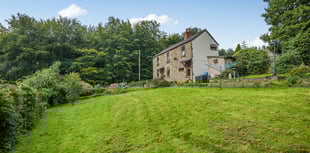 Character cottage for sale sits directly opposite woodland 