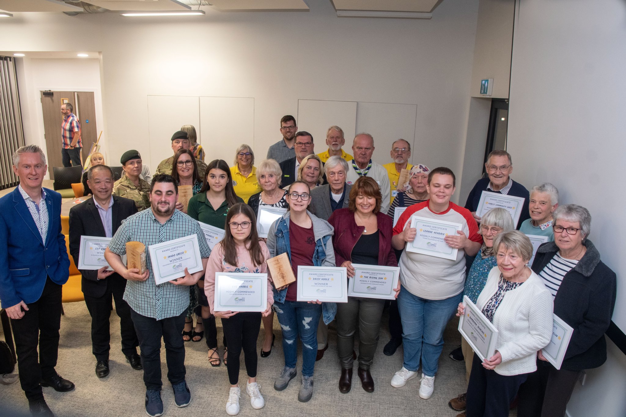 Locals honoured for community service at Forest Volunteer Awards