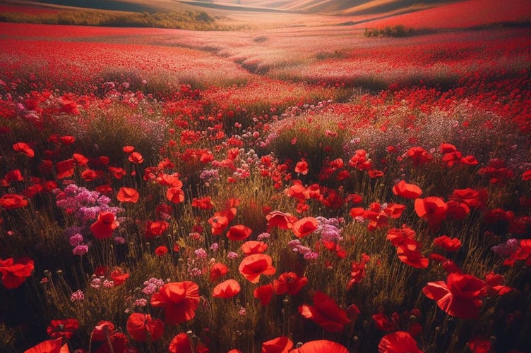 A field of poppies