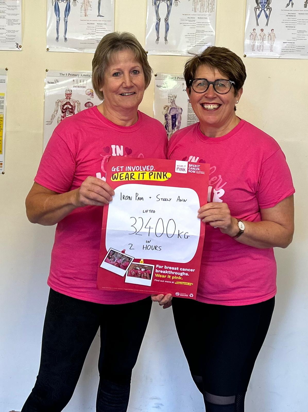 'Iron' Pam and 'Steely Ann' smash charity weightlifting challenge