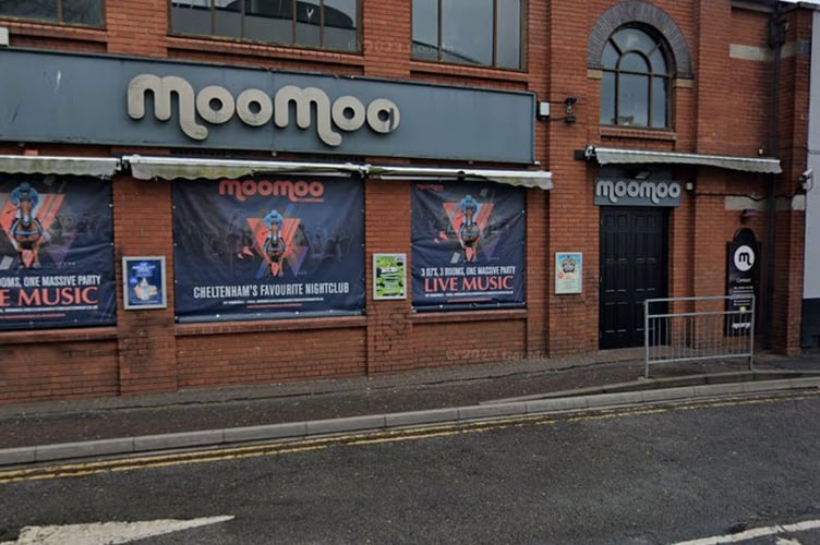 Moo Moo's night club in Cheltenham