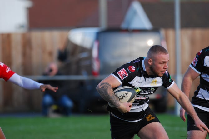 Try scorer Brad Dunn
