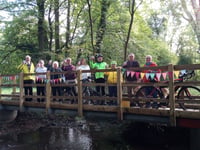 Villagers pop Champagne corks as bridge over ‘dangerous’ ford unveiled