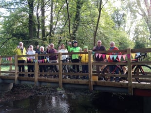 Villagers pop Champagne corks as bridge over ‘dangerous’ ford unveiled