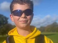Top fundraiser Dante completes first 5k run for Children in Need