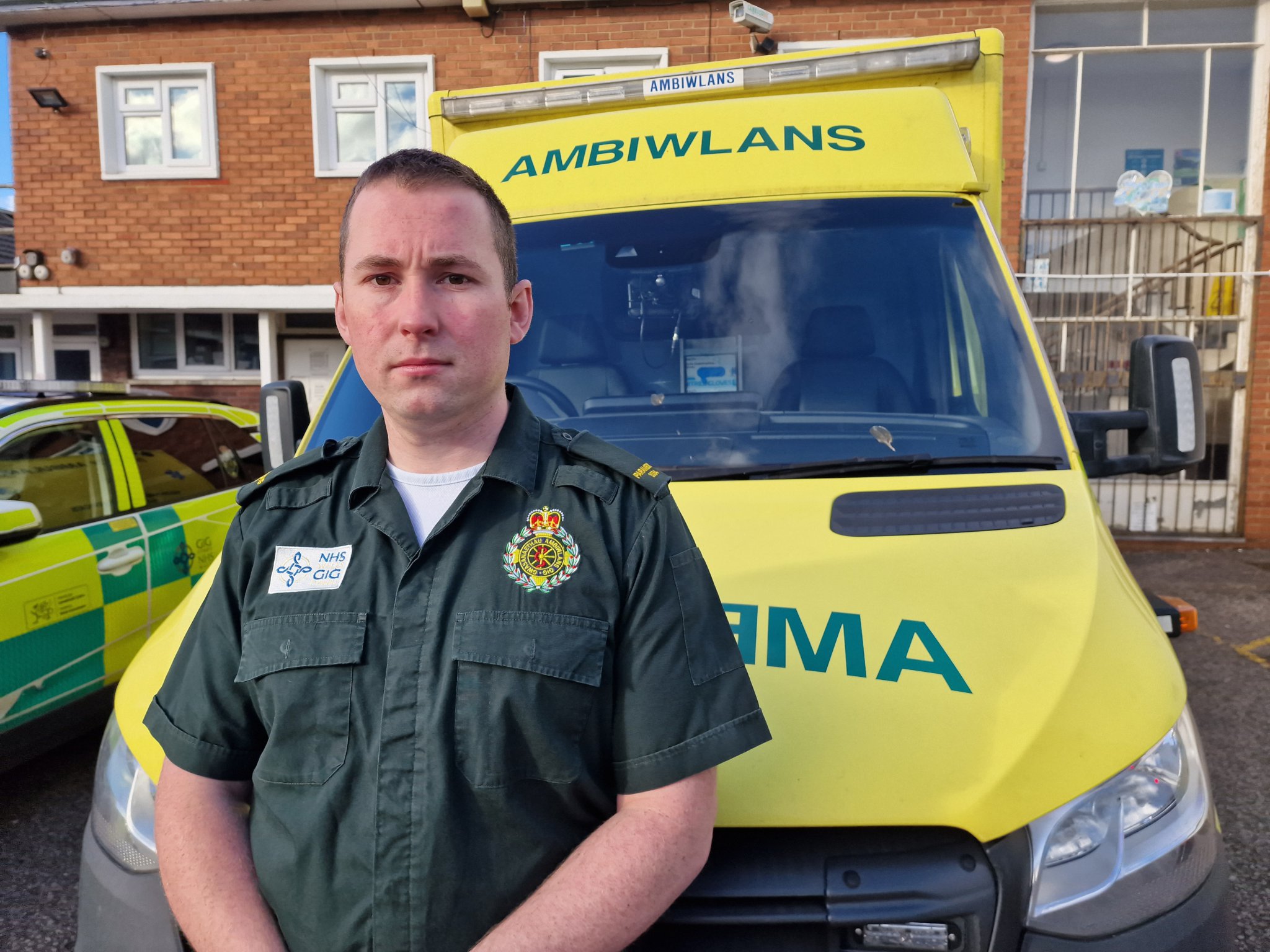 Paramedic was attacked and spat at by patient he was trying to help