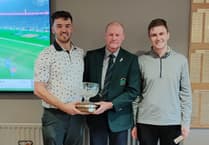 Derek Parker Trophy win at Forest Hills for Scott and Ryan