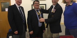 'Sterling' Rob hand over reins of Longhope RBL to Vice-Chair Nick