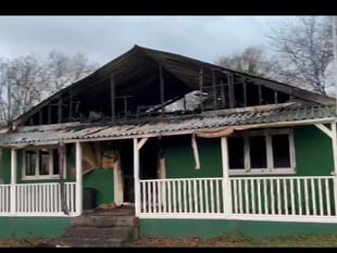 Cricket club near Usk devastated after pavilion torched
