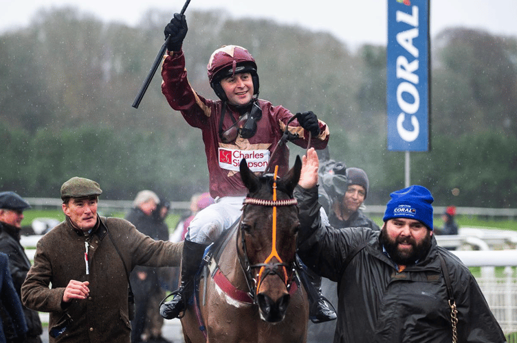 David Prichard salutes the crowd