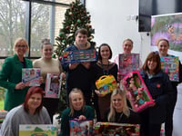 Two Rivers staff donate more than 100 gifts for children at Christmas