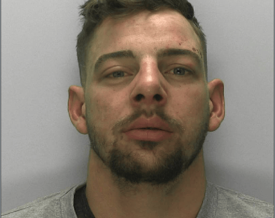 Ricky Hanson, aged 27 and of Danby Road in Yorkley, was arrested in Lydney on January 5