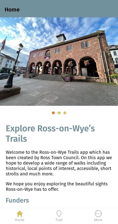 Walking app Ross