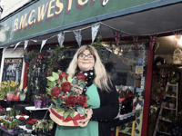 Coleford florist marks 35th anniversary of family shop