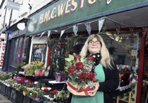 Coleford florist marks 35th anniversary of family shop