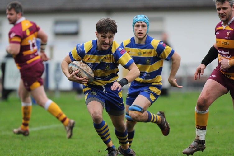 Dan Dunmore scored two tries for Monmouth. File photo: Gareth Roberts