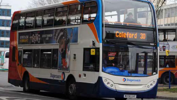 Gloucester to Cinderford buses are being extended to Coleford. 
