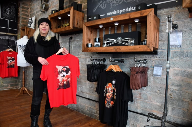 Katy Turner designs the brand's apparel