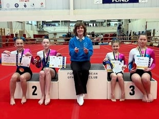Competition success for Forest gymnasts
