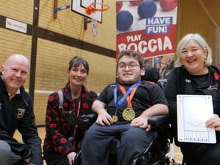 Young people in Newent give new sports activities a go