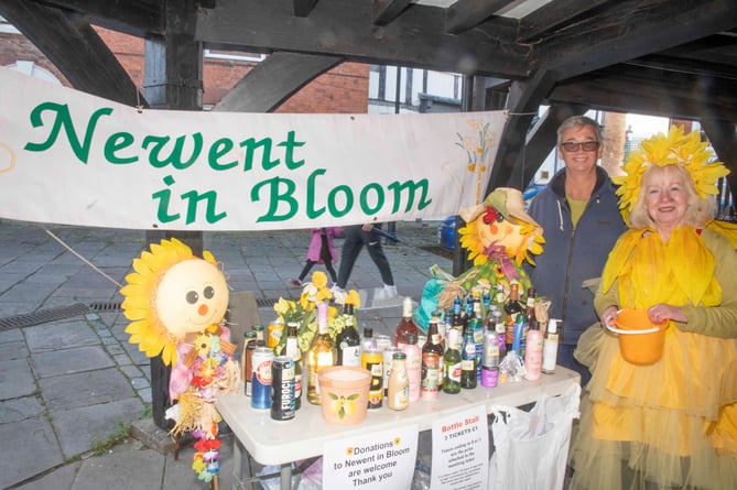 Lynn Ashton and Richard Balding of Newent in Bloom
