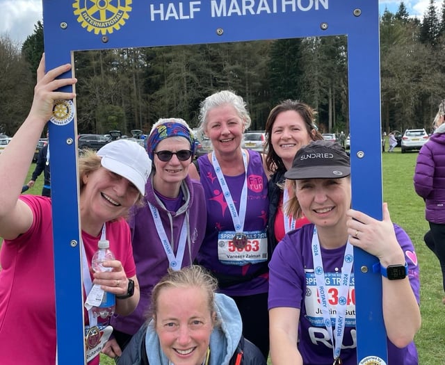 Forest half marathon backs charities