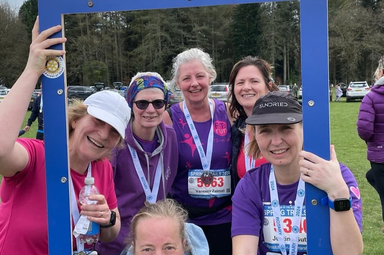 Fit2Run participants in the Forest of Dean Half Marathon