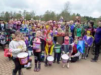 Superheroes assemble to support Hallie