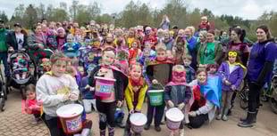 Superheroes assemble to support Hallie