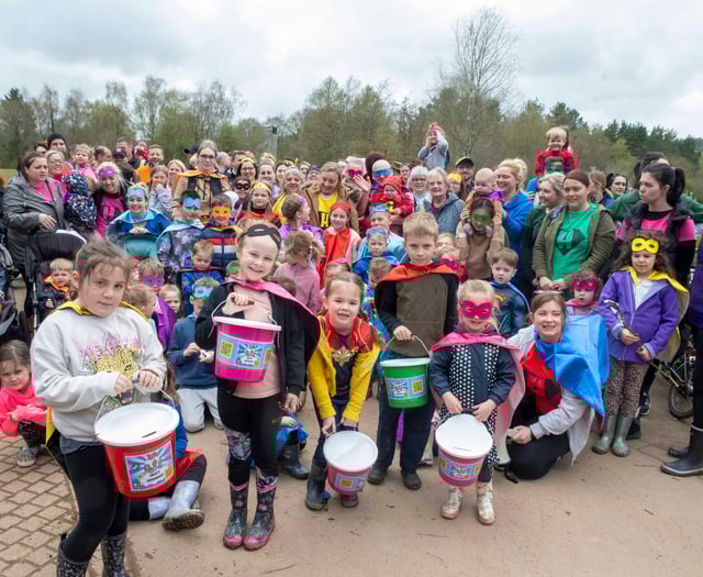 Superheroes assemble to support Hallie