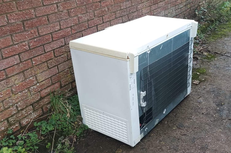 Bulky item dumped Newent